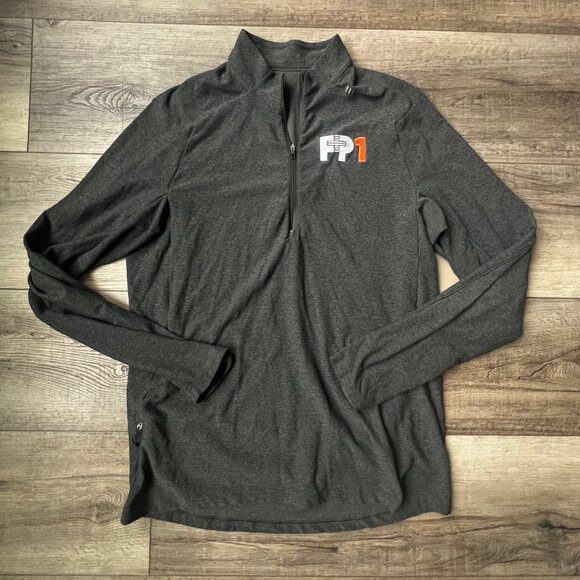 Lululemon Mens Stretch 1/4 Zip Vent Tech Pullover Pocket Run Hiking Activewear - Picture 1 of 6